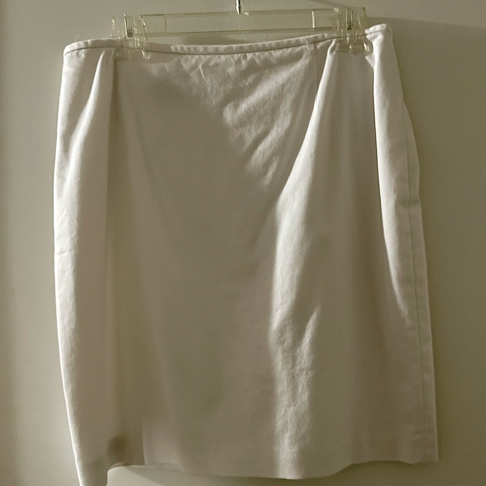 White skirt
